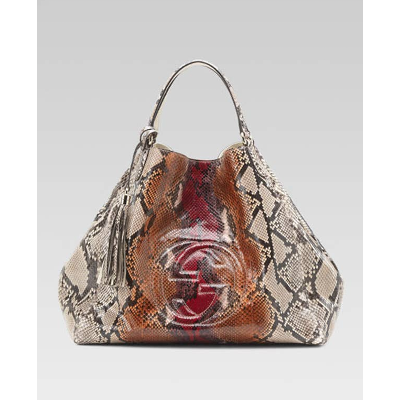 Gucci Soho Python Shoulder Bag Large